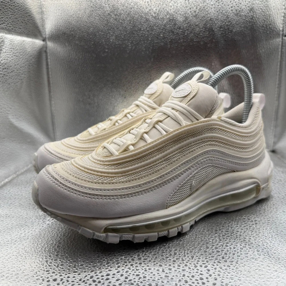 Size 6 Nike Air‎ Max 97 Low Top Off-White Womens Athletic Sneakers DH8016-100